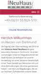 Mobile Screenshot of dasneuhaus.de